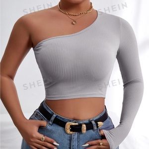 One shoulder top